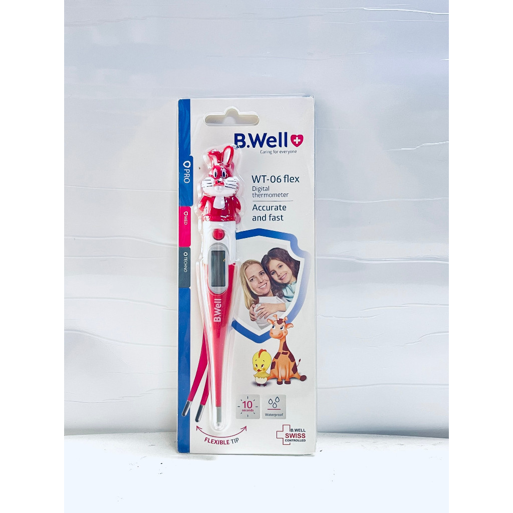B.WELL SWISS WT-06 - Nhiệt kế điện tử B.Well WT-06 flex hình thỏ | Hàng Chính Hãng Thuỵ Sĩ