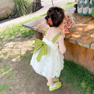 Váy bé gái mùa hè Váy treo trẻ em phong cách mới Váy bé gái thời trang Váy công chúa mùa hè cho bé
