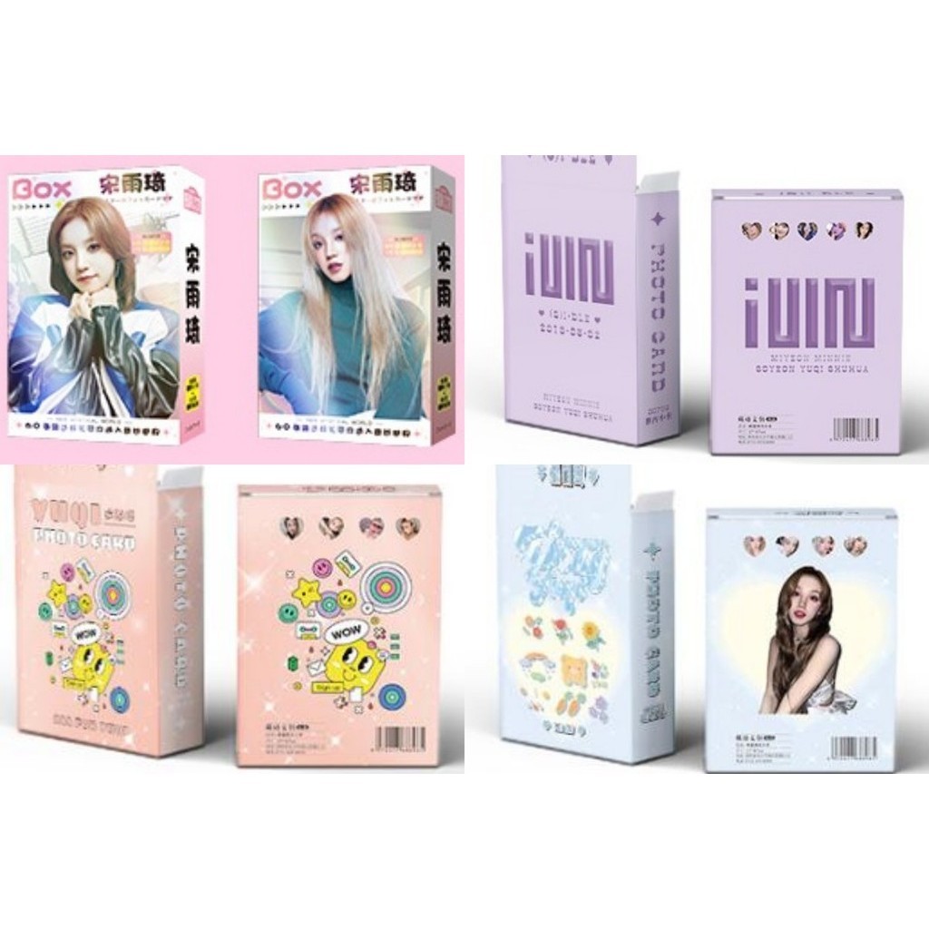 50-119pcs (G)I-DLE Hologram Laser LOMO cards 2024 Season's Greetings Album GO FOR IT Photocards GIDLE YUQI MIYEON SHUHUA MINNIE SOYEON solo Postcards