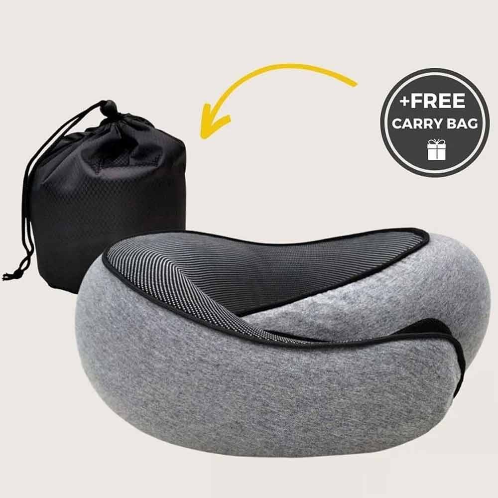 U-shaped travel neck pillow flight comfort head pillow fitting foam neck support