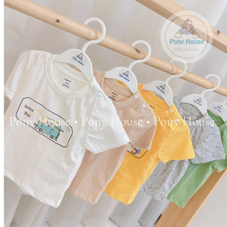 Áo cộc dokma cài vai chất cotton cho bé trai size 6-9m đến 24-36m da1344