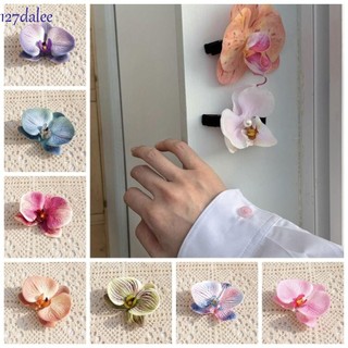 Dalee Hoa Mô Phỏng, DIY Trang Sức Làm Thủ Công Phụ Kiện Handmade Bướm Hoa Lan, Mũ Đội Đầu Dễ Thương Kẹp Tóc Trang Trí Sinh Viên