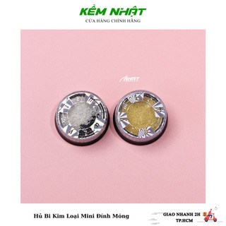 Hủ bi kim loại mini đính móng