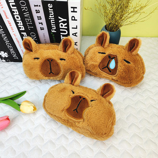 Hoạt Hình Capybara Sang Trọng Túi Bút Đáng Yêu Hình Loopy Hộp Đựng Dung Tích Lớn Túi Bảo Quản