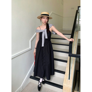 Huang Zheng Nhẹ Nhàng Gió Giảm Béo Cho Nữ Mùa Hè 2024 Đa Năng Giảm Béo Và Giảm Tuổi Váy Dài Giữa 142LH157