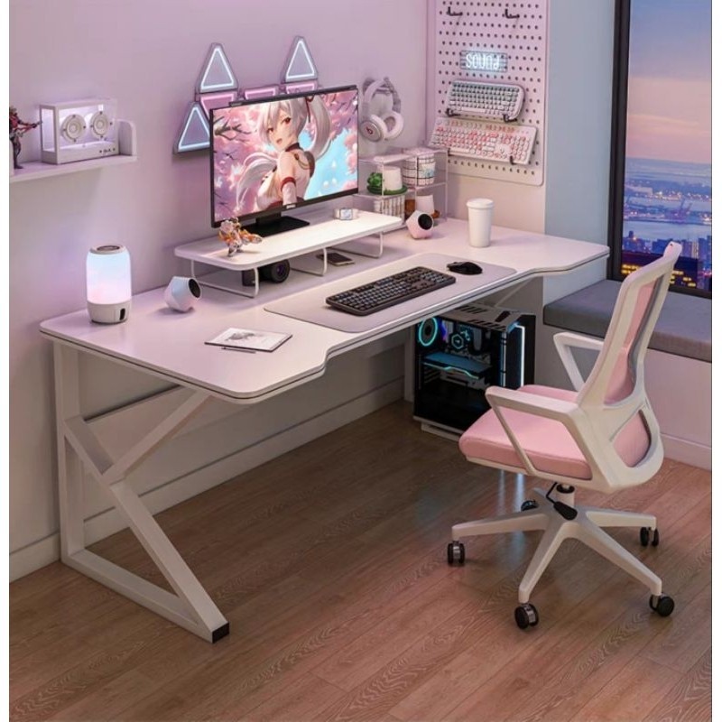 Bàn làm việc, học tập, Gaming, CHỮ K, Chân sắt sơn tĩnh điện, Mặt gỗ công nghiệp, nhiều kích thước ( 2 lỗ luồn dây ) | BigBuy360 - bigbuy360.vn