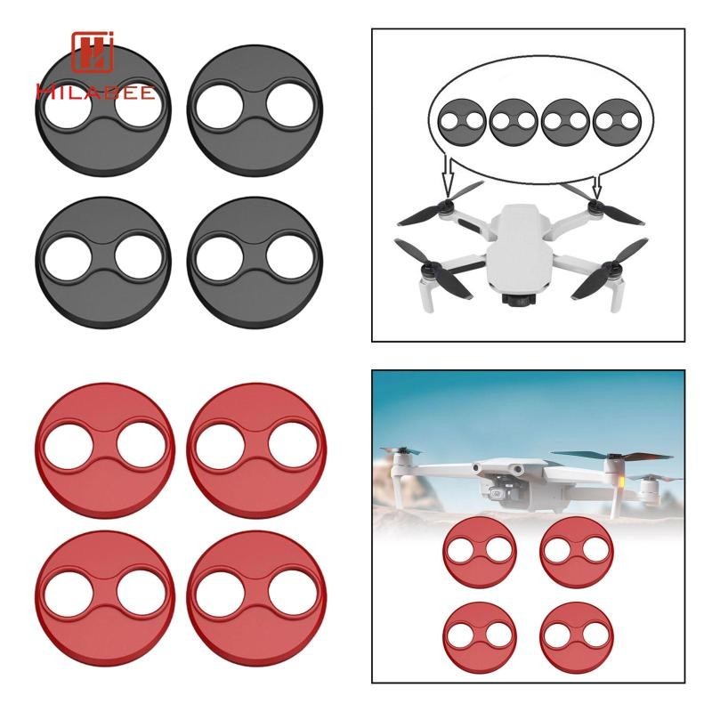 [hilabee] 4 Miếng Vỏ Động Cơ Hợp Kim Nhôm Chống Bụi Cho Mini Drone Mini 3 Pro Accs