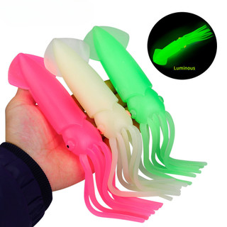 Mực biển sâu bạch tuộc mồi giả dạ quang mồi mực mồi mềm mồi câu cá biển mồi câu cá mồi silicon bionic bán buôn