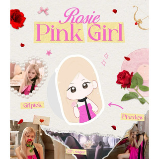 211% sugar | STANDEE & KEYRING ROSÉ PINK GIRL