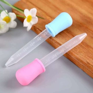 Ống hút sữa, ống bón sữa bón thuốc cho bé loại 5ml có chia vạch đầu bóp silicon mềm an toàn