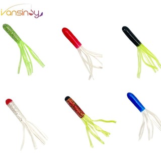 1 chiếc mồi câu cá 5cm / 0.8g mực ống hình mồi mềm bạch tuộc mồi mềm trolling mồi câu cá mồi