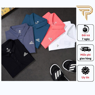 Áo thun nam ngắn tay cổ bẻ nhiều màu thoáng mát thấm mồ hôi vải cotton cao cấp [AD2845]