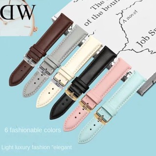 Đồng hồ Dw Dây da thật Dây đeo đồng hồ da bò Dây đeo đồng hồ nữ 12mm / 14mm / 16mm / 18mm / 20mm / 22mm