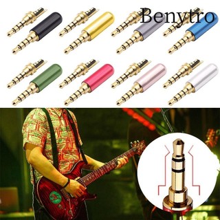 Giắc cắm tai nghe nam 3,5MM, Bộ chuyển đổi cáp âm thanh nổi Đầu nối âm thanh nổi 3,5MM, 4 cực Chất lượng cao DIY 3,5MM Cân bằng Tai nghe cắm âm thanh