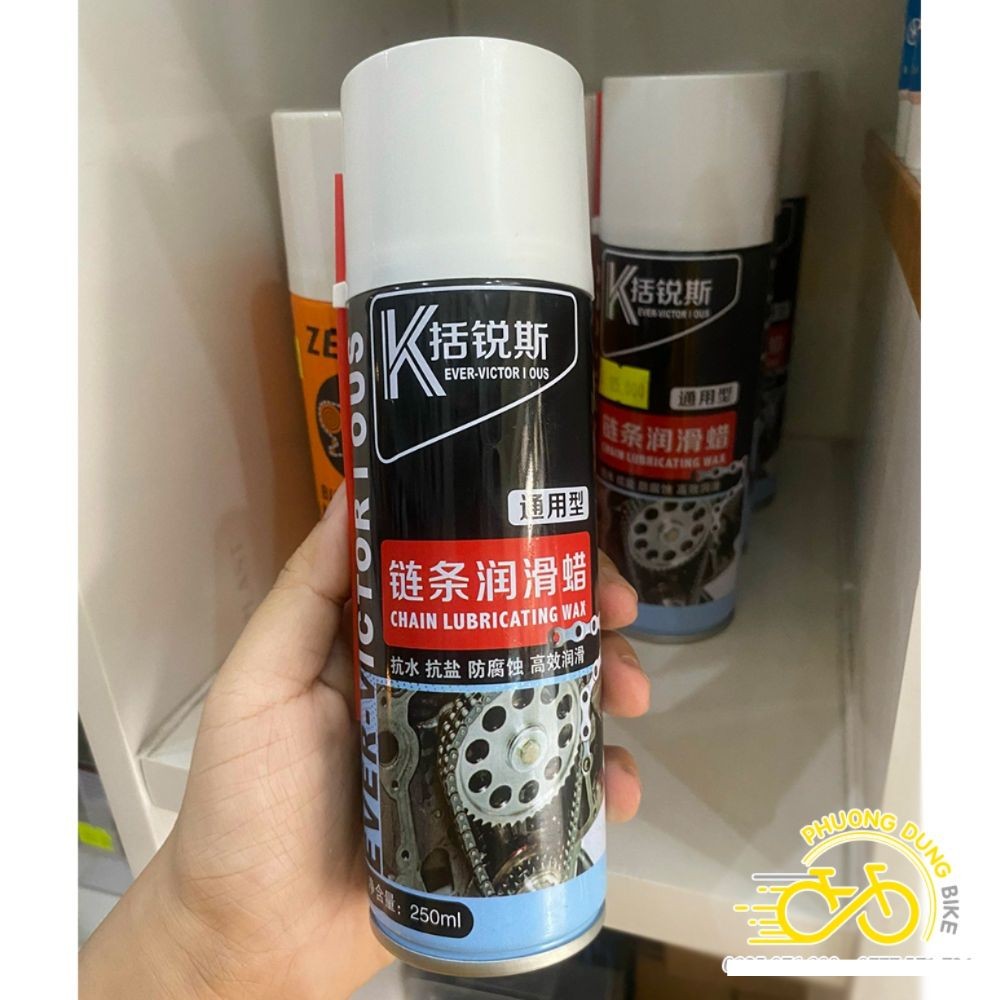 Chai xịt rửa xích líp đĩa xe đạp K 250ml