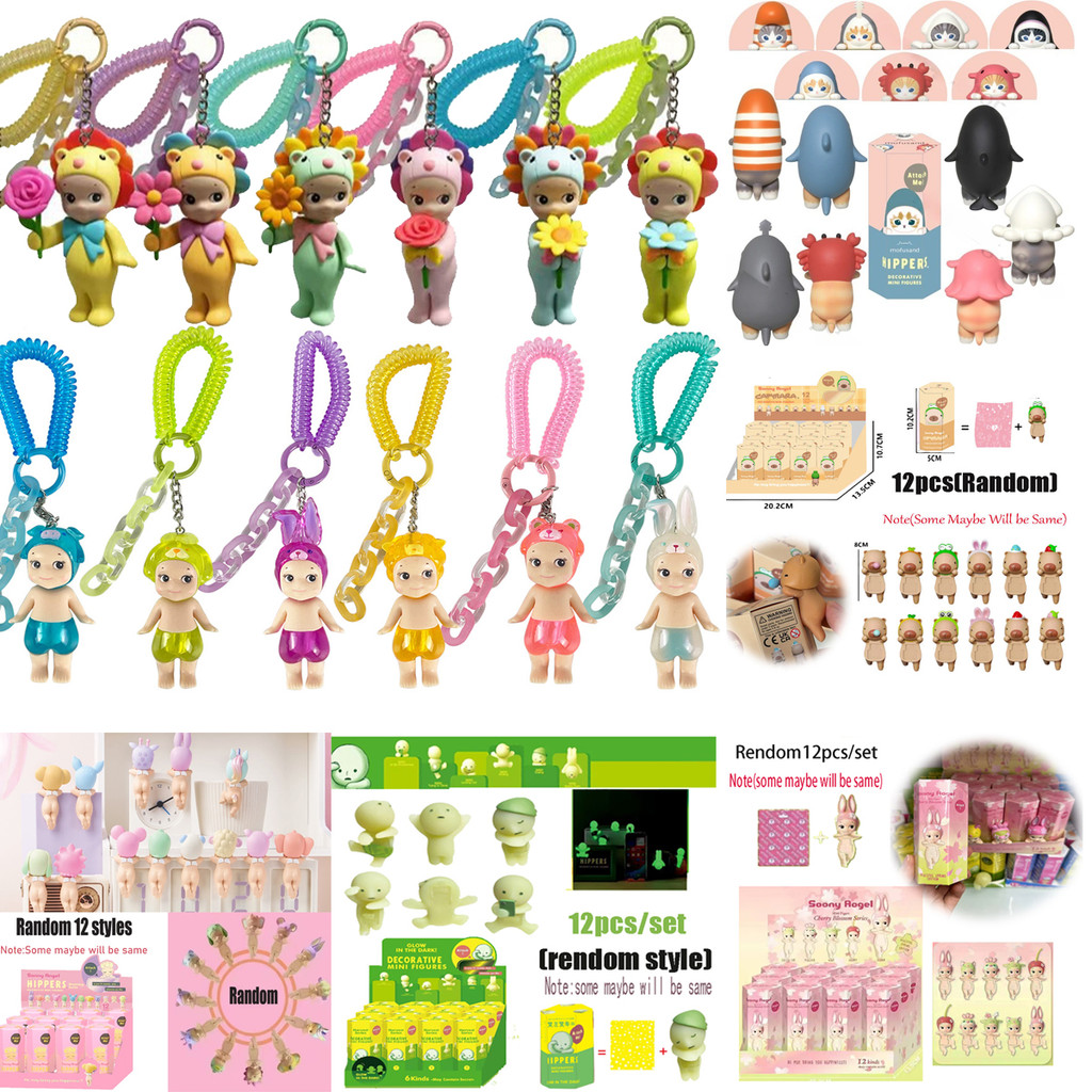 Dòng Hoa Mới Sonny Thiên Thần Hippers Móc Khóa Kẹo Store Dreaming Crybaby Smiski Hipper Series Mifus