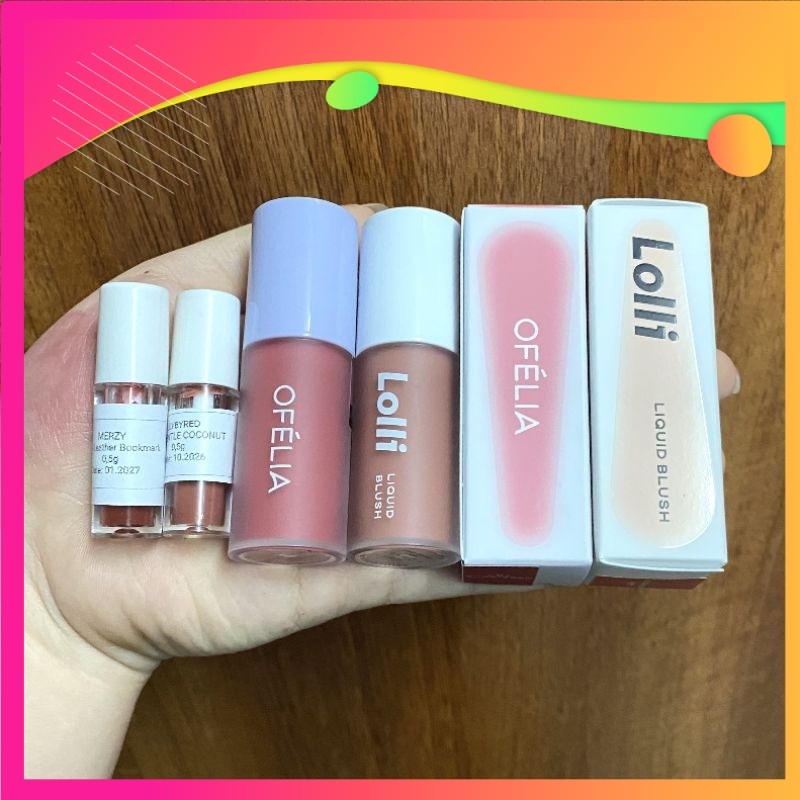 [Chai chiết] Má hồng kem OFÉLIA LOLLI LIQUID BLUSH má hồng kem Ofelia chiết 0,5g
