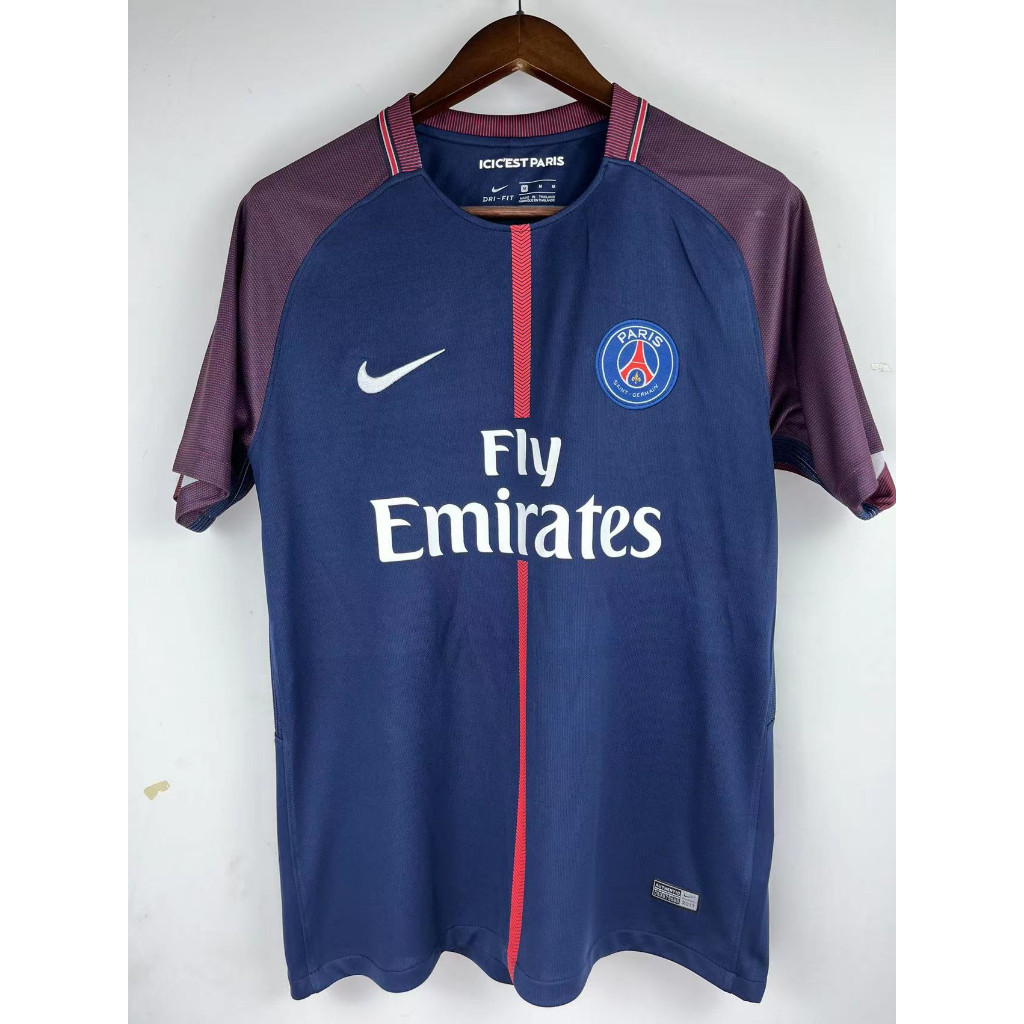 Áo Thun Bóng Đá Số 17 18 NEYMAR JR Mbapper PARIS