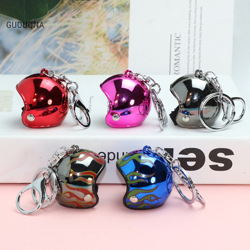 Guouqna Móc Khóa Hình Chiếc Mũ Bảo Hiểm Dễ Thương Sáng Tạo