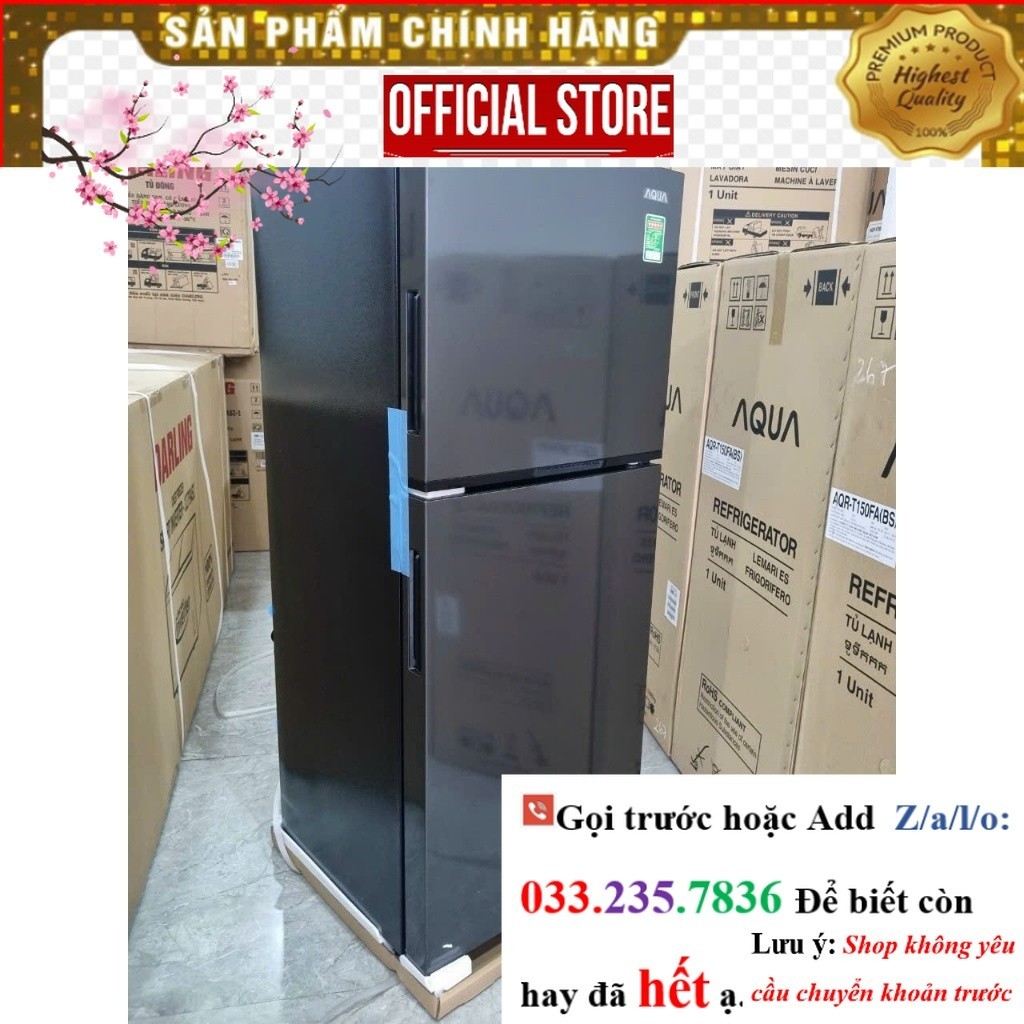 >Sale< Tủ lạnh Aqua AQR-T220NE(HB) Inverter 189 lít đời 2023