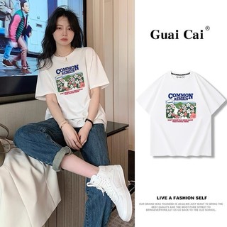 Áo thun nữ form rộng cổ tròn cotton chuẩn 100% hàng cao cấp chất lượng tiêu chuẩn xuất khẩu GUGUNO