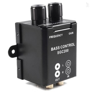 Đa Năng Ô Tô Khuếch Đại Loa Bass Bộ Điều Khiển Âm Thanh RCA Điều Chỉnh Âm Lượng Núm Điều Khiển Tăng / Điều Chỉnh Tần Số