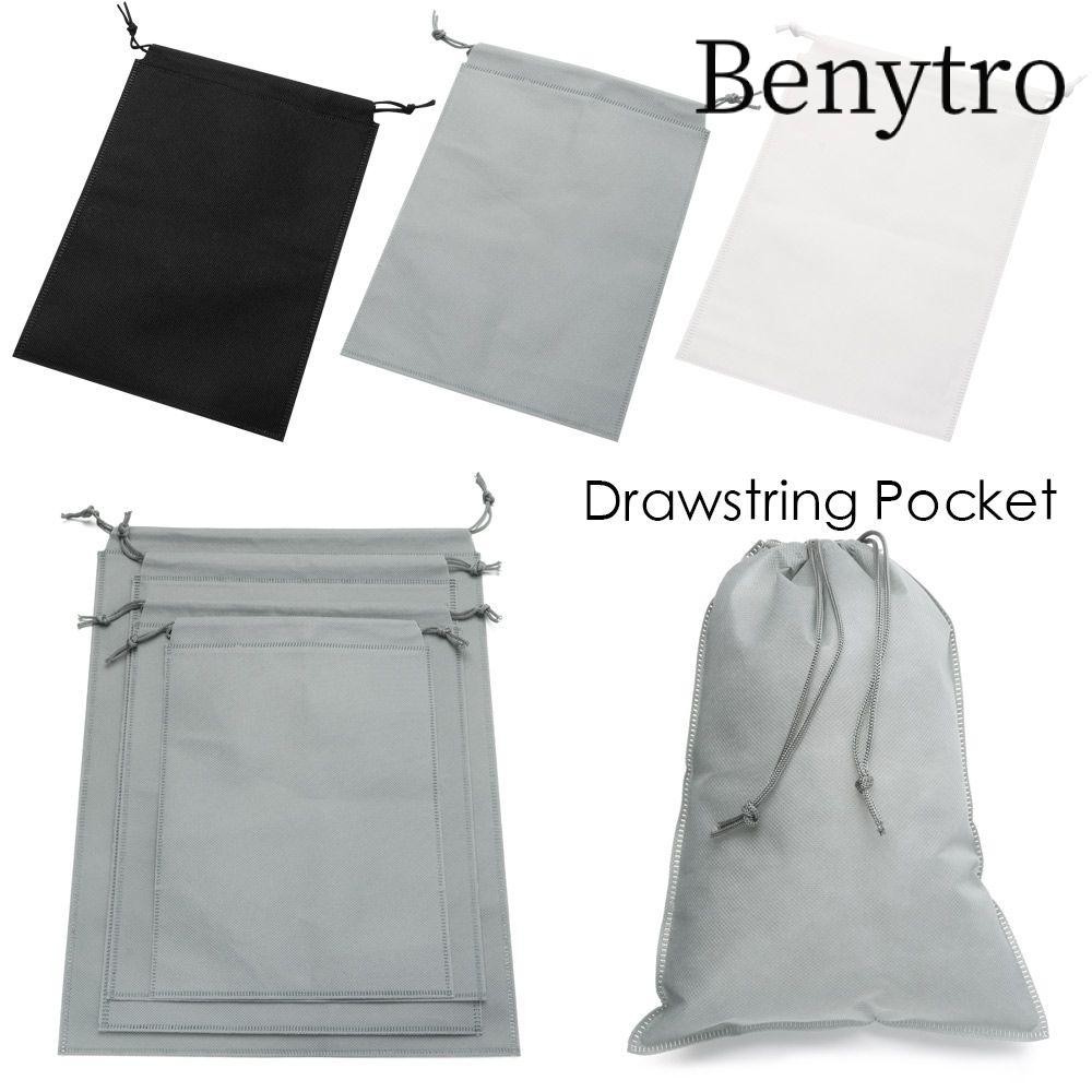 Túi Dây Rút Benytro Chất Liệu Không Dệt Đựng Giày/ Quần Áo Chống Bụi Bỏ Túi Du Lịch Nhỏ Gọn Cho Gia Đình