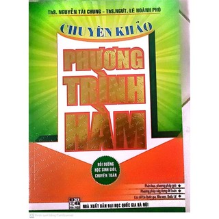 Sách - Chuyên khảo phương trình hàm