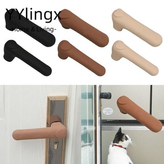 YYlingx Nắp Núm Cửa, Vỏ Tay Nắm Cửa Silicon Chống Trơn Trượt, Di Động Chống Va Chạm Im Lặng Chống Tĩnh Điện Trẻ Em An Toàn Giữ Cửa Bảo Vệ Nhà