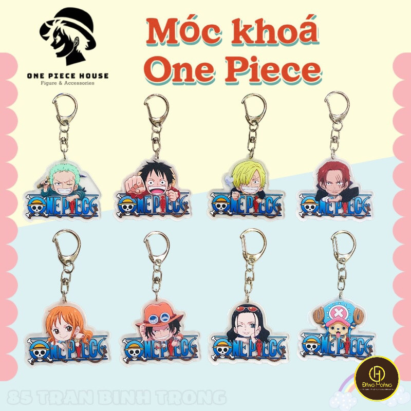 Móc Khoá Mica One Piece (K36-K81)__ĐH