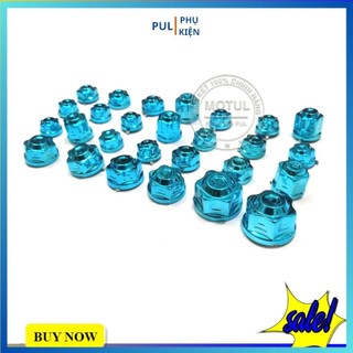 Chụp ốc trang trí xe máy nhựa xi đủ màu đẹp cho Wave Vario Dream AB SH Sirius...