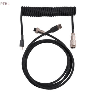 Bàn phím usb type-c cáp usb bàn phím cơ cuộn dây aviator 1.5m pt