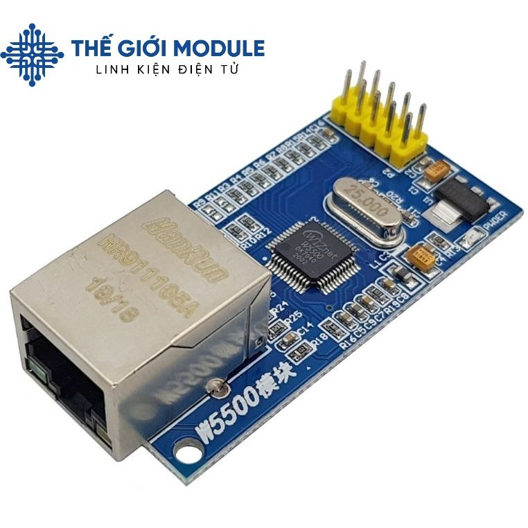 [Có sẵn] [Rẻ vô địch] Module chuyển giao tiếp ethernet W5500 SPI - thegioimodule