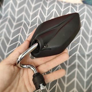  Gương chiếu hậu xe máy Gương Yamaha chân cong Inox kính chiếu hậu xe máy Exciter Sirius Wave Dream 