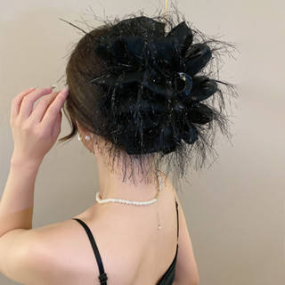 Lông Tua Rua Gạc Lấy Kẹp Cao Cấp Cảm Giác Tóc Nữ Tóc Cá Mập Kẹp Mũ Đội Đầu Kẹp Tóc Phụ Kiện Tóc 2024