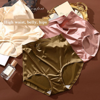Quần đùi quần lót quần lót quần lót knickers sáng bóng satin lụa cao cấp eo
