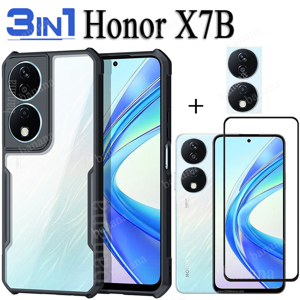 Dành Cho Honor X7B Ốp Điện Thoại Chống Sốc Honor X 7B X7B Honor X7A Kính Cường Lực Bảo Vệ Màn Hình P