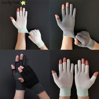 Găng tay hở ngón chống trượt chống nắng co giãn nhiều màu thời trang đi xe thể thao mùa xuân hè cho nam nữ