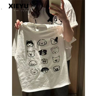 XIEYU áo phông áo thun nữ croptop baby tee Korean Vintage Xu hướng Stylish WCS24308H1 12Z240320