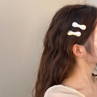 Kẹp tóc nơ axit axetic mới Bangs Kẹp tóc