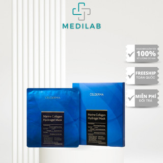 Mặt Nạ Celderma Marine Collagen Hydrogen Mask - Hàn Quốc