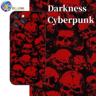 Ốp Điện Thoại Iphone Nghệ Thuật Đỏ Đậm Đầu Lâu iphone11promax Ốp Lưng Điện Thoại 14pro iPhone13 B3DW