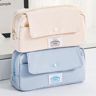 Hộp đựng bút chì trong suốt dung tích lớn thiết kế đa chức năng mới dành cho sinh viên đại học túi văn phòng phẩm