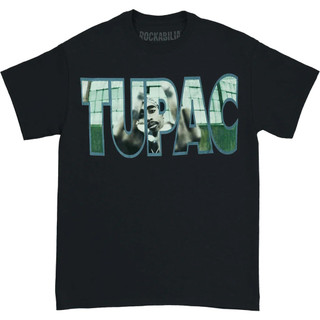 Áo thun 2PAC Shakur Áo thun Rap Tupac Font