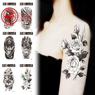 Miếng dán hình xăm lâu dài chống thấm nước hình xăm giả tạm thời miếng dán hình xăm c9m6