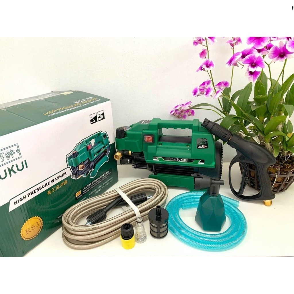 Máy rửa xe Osaka RS3 / 2400W/ tặng kèm bình xà bông CHÍNH HÃNG bảo  hành 12 tháng .