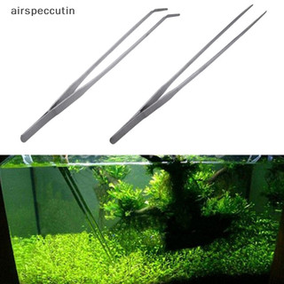 Airspecutin Thép không gỉ Nhíp Bể Cá Kìm Cây Cá Aquascape Dụng Cụ Kẹp EN