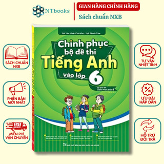 Sách - Chinh phục bộ đề thi Tiếng Anh vào lớp 6