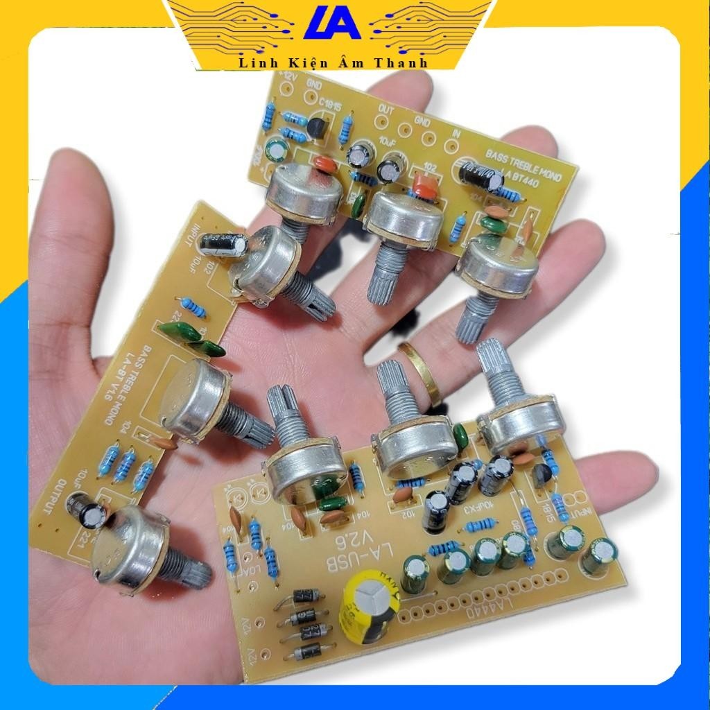Mạch Bass Trebel Nguồn Đơn 12V LA4440 [BT440]