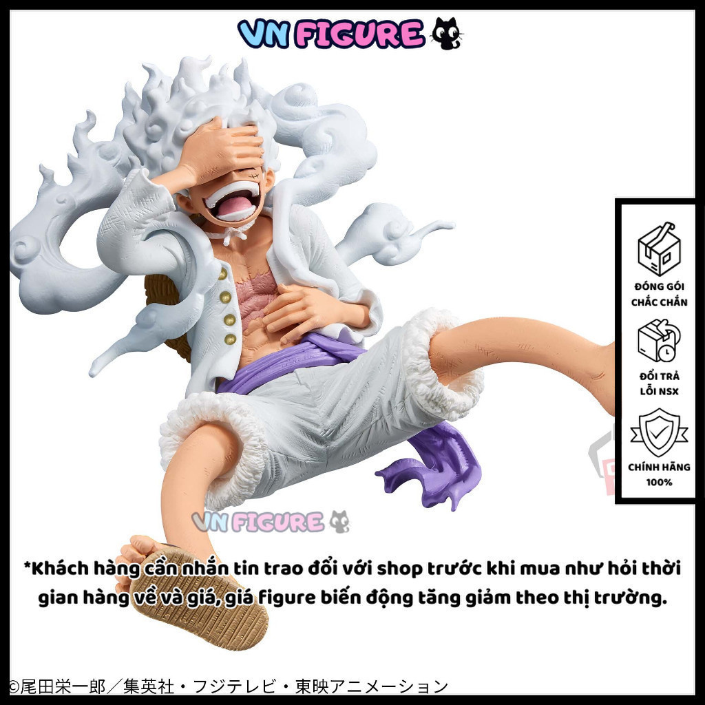 [Chính Hãng] Mô hình Luffy Gear 5 - One Piece - Dòng King of Artist của Banpresto Bandai